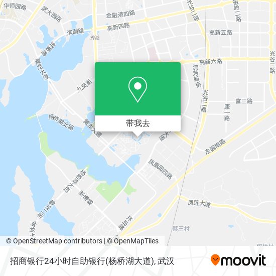 招商银行24小时自助银行(杨桥湖大道)地图