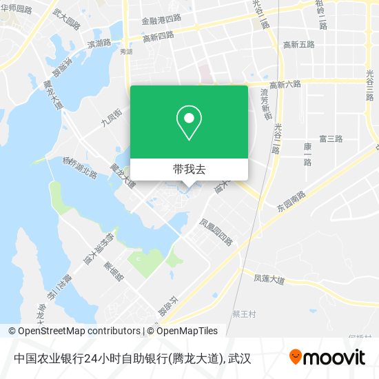 中国农业银行24小时自助银行(腾龙大道)地图