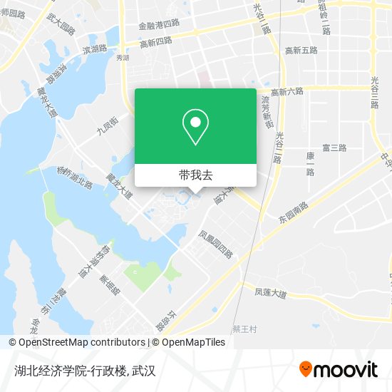 湖北经济学院-行政楼地图