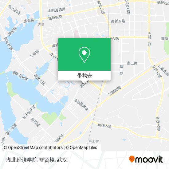 湖北经济学院-群贤楼地图