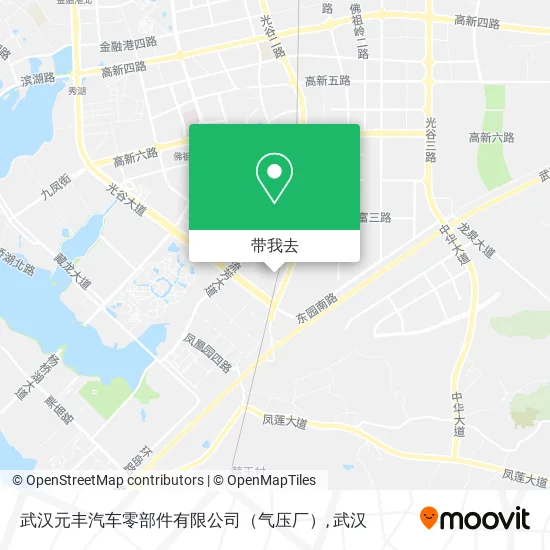 武汉元丰汽车零部件有限公司（气压厂）地图