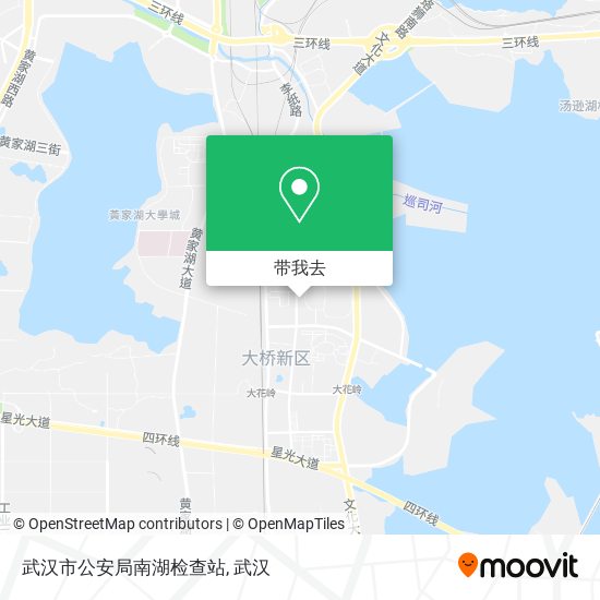 武汉市公安局南湖检查站地图