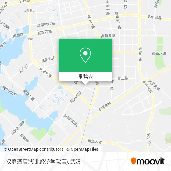 汉庭酒店(湖北经济学院店)地图