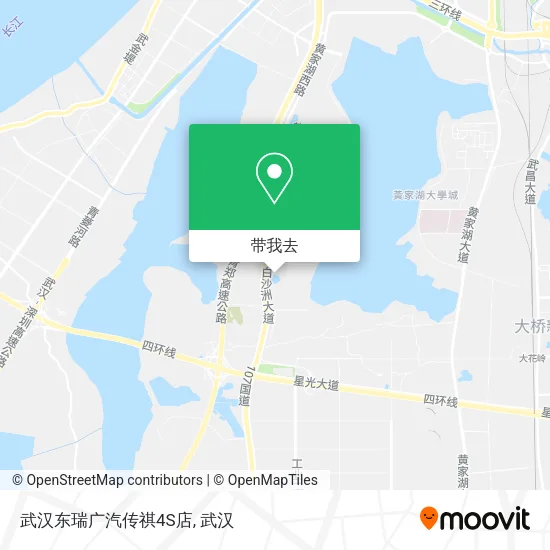 武汉东瑞广汽传祺4S店地图