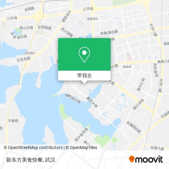新东方美食快餐地图