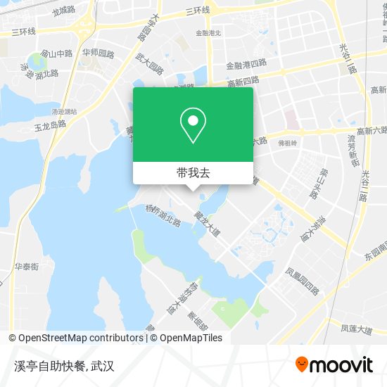 溪亭自助快餐地图