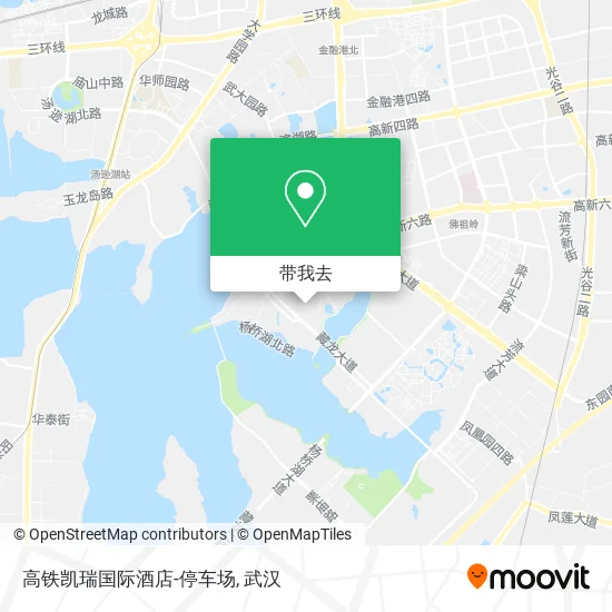 高铁凯瑞国际酒店-停车场地图