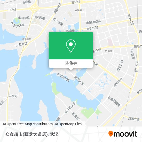 众鑫超市(藏龙大道店)地图