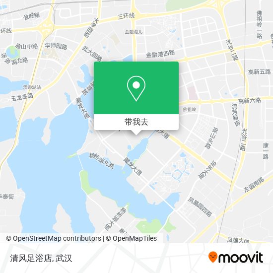 清风足浴店地图