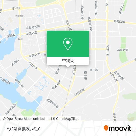 正兴副食批发地图