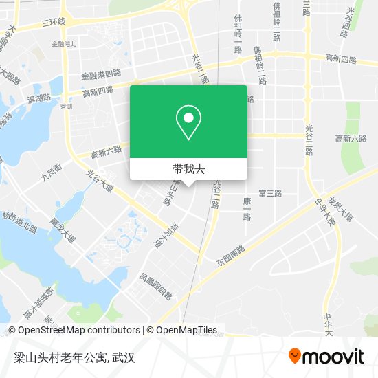 梁山头村老年公寓地图