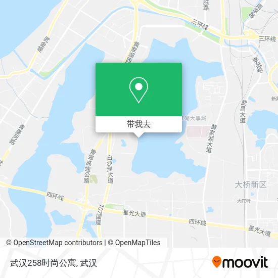 武汉258时尚公寓地图