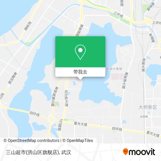 三山超市(洪山区旗舰店)地图