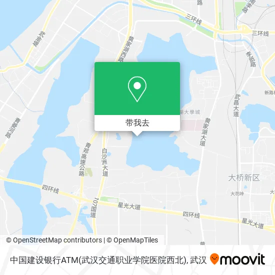 中国建设银行ATM(武汉交通职业学院医院西北)地图