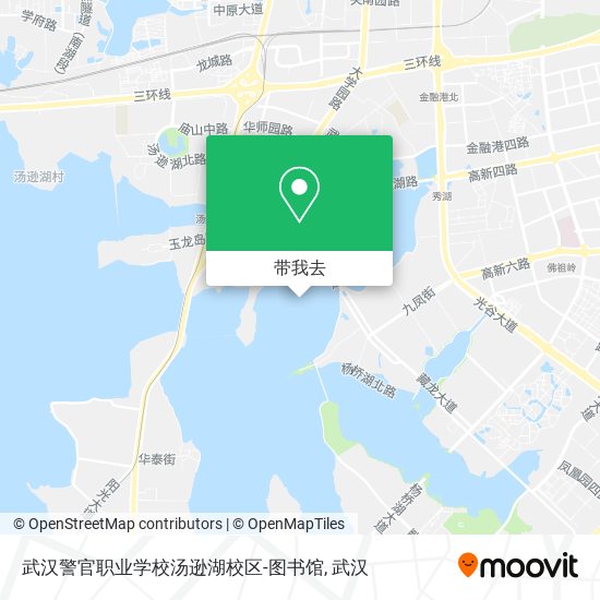 武汉警官职业学校汤逊湖校区-图书馆地图