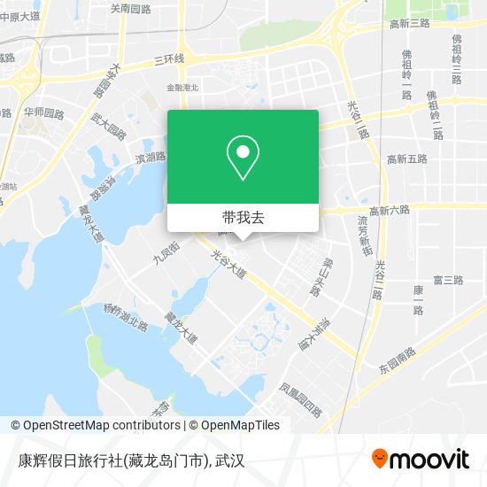 康辉假日旅行社(藏龙岛门市)地图
