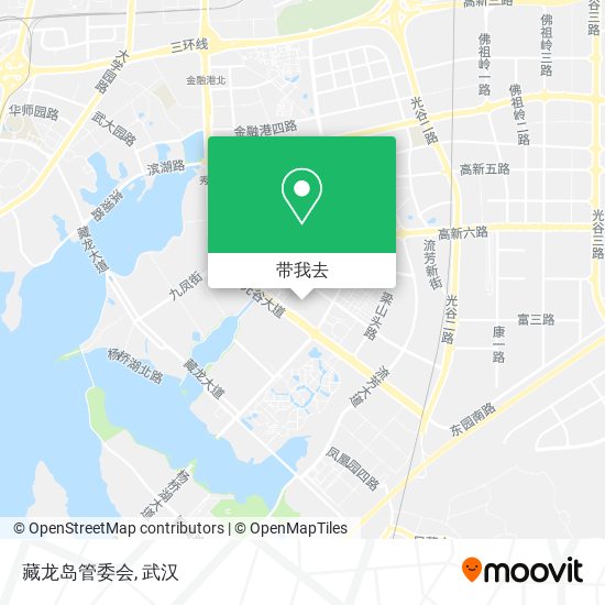 藏龙岛管委会地图
