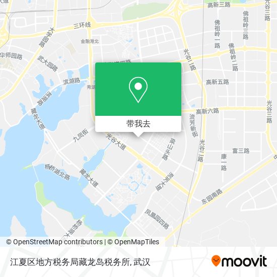 江夏区地方税务局藏龙岛税务所地图
