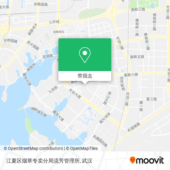 江夏区烟草专卖分局流芳管理所地图
