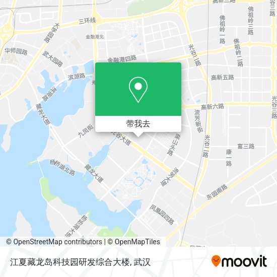 江夏藏龙岛科技园研发综合大楼地图