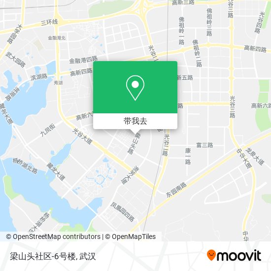 梁山头社区-6号楼地图