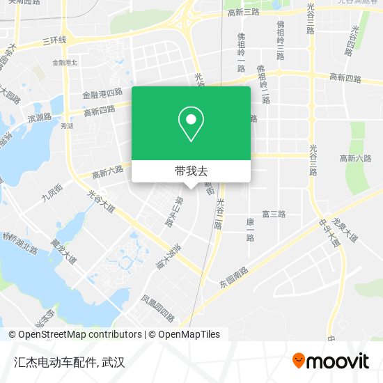 汇杰电动车配件地图