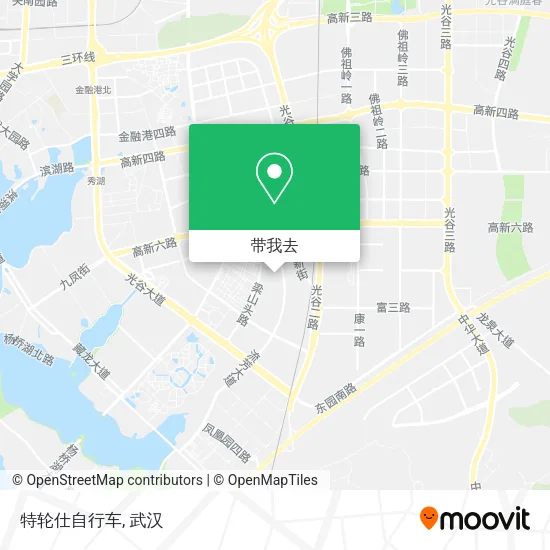 特轮仕自行车地图