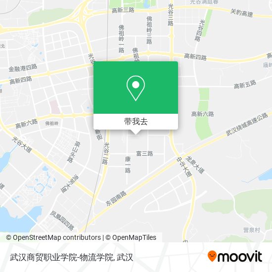 武汉商贸职业学院-物流学院地图