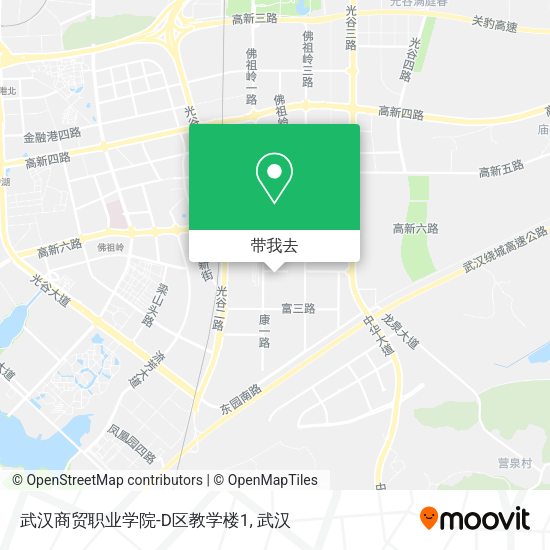 武汉商贸职业学院-D区教学楼1地图