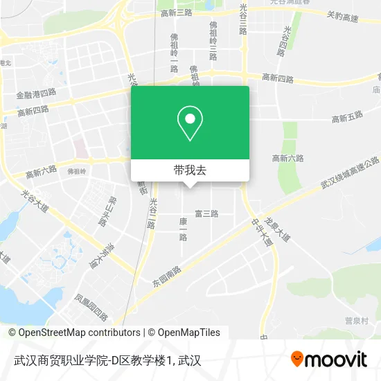 武汉商贸职业学院-D区教学楼1地图