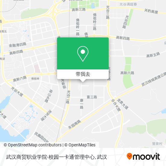 武汉商贸职业学院-校园一卡通管理中心地图