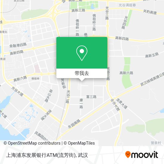 上海浦东发展银行ATM(流芳街)地图