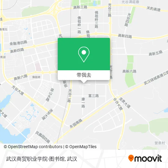 武汉商贸职业学院-图书馆地图