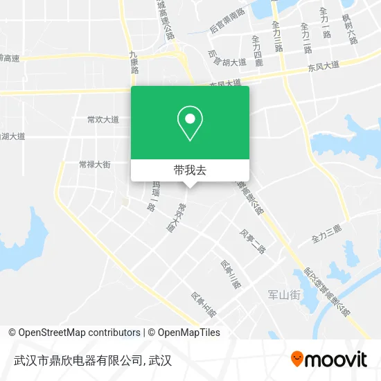 武汉市鼎欣电器有限公司地图