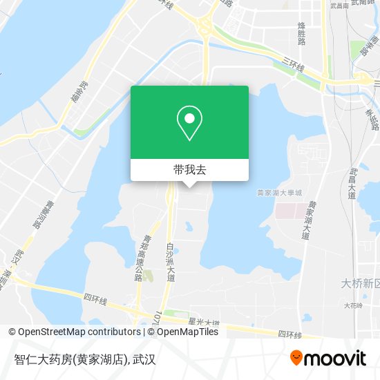 智仁大药房(黄家湖店)地图