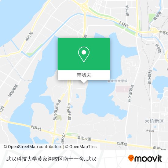 武汉科技大学黄家湖校区南十一舍地图