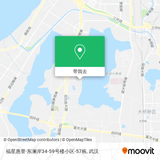 福星惠誉·东澜岸34-59号楼小区-57栋地图
