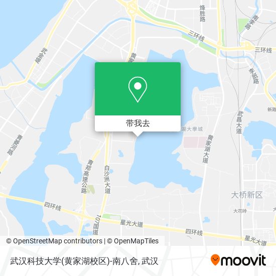 武汉科技大学(黄家湖校区)-南八舍地图