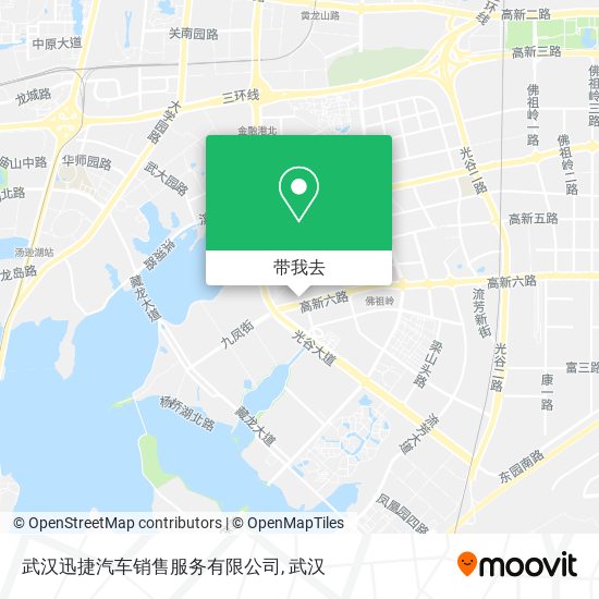 武汉迅捷汽车销售服务有限公司地图