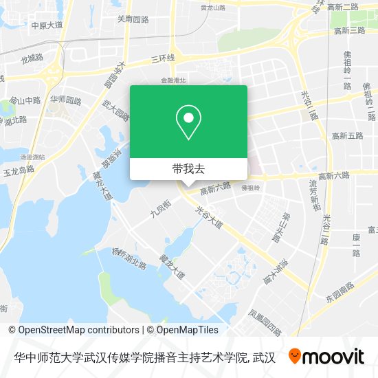 华中师范大学武汉传媒学院播音主持艺术学院地图