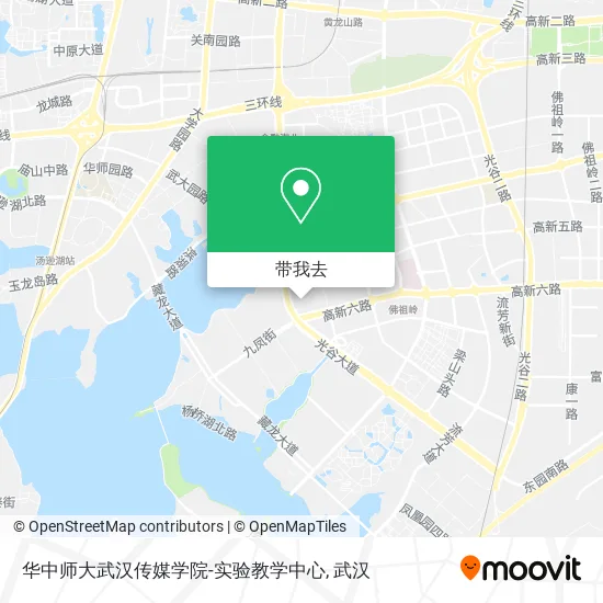 华中师大武汉传媒学院-实验教学中心地图