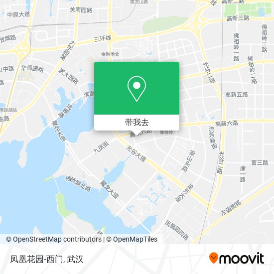 凤凰花园-西门地图