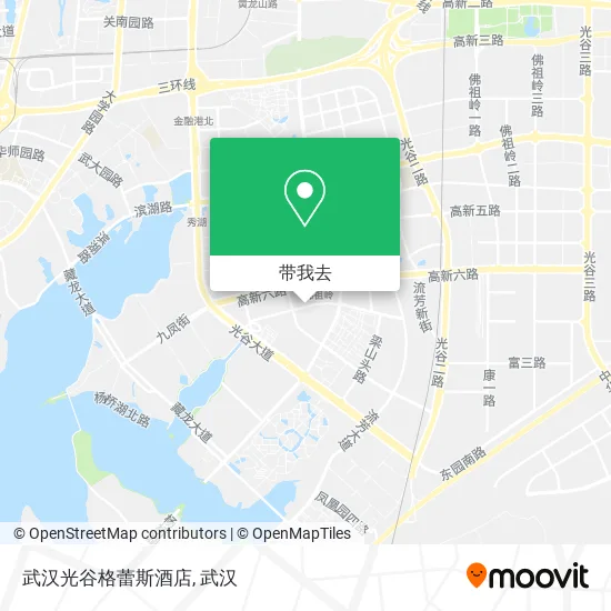 武汉光谷格蕾斯酒店地图