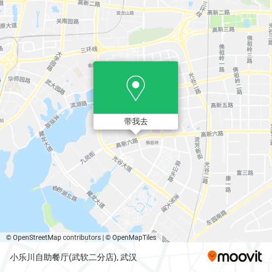 小乐川自助餐厅(武软二分店)地图