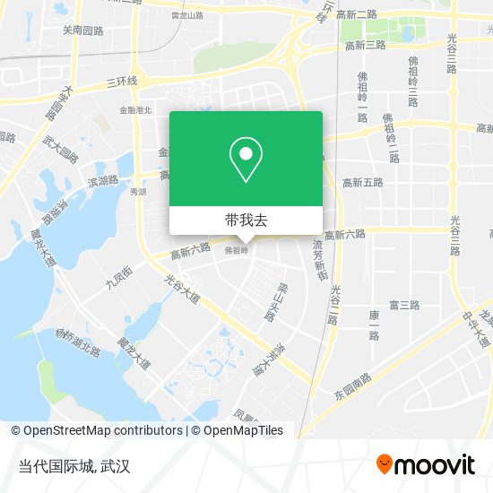 当代国际城地图