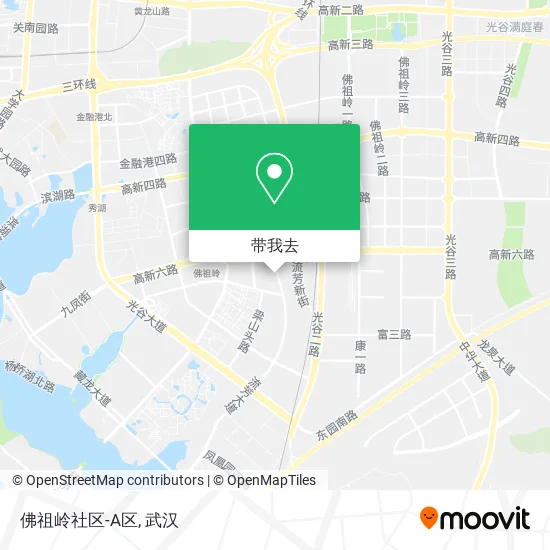 佛祖岭社区-A区地图
