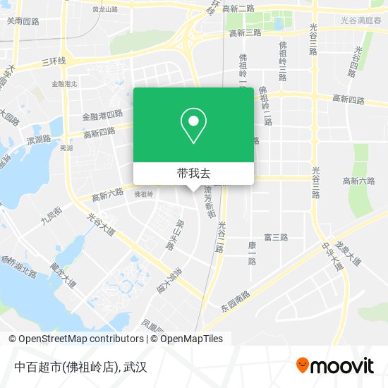 中百超市(佛祖岭店)地图