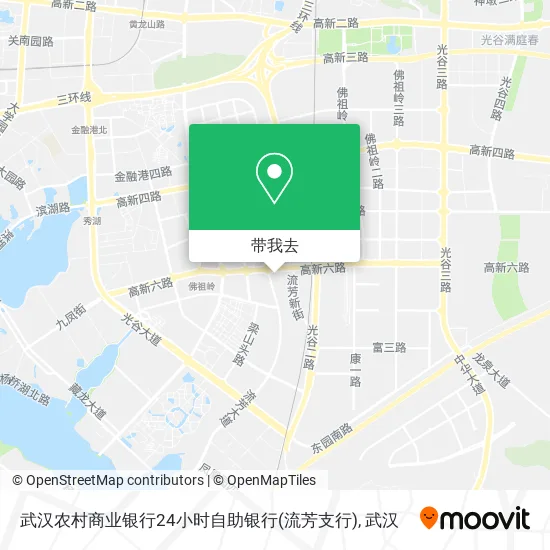 武汉农村商业银行24小时自助银行(流芳支行)地图