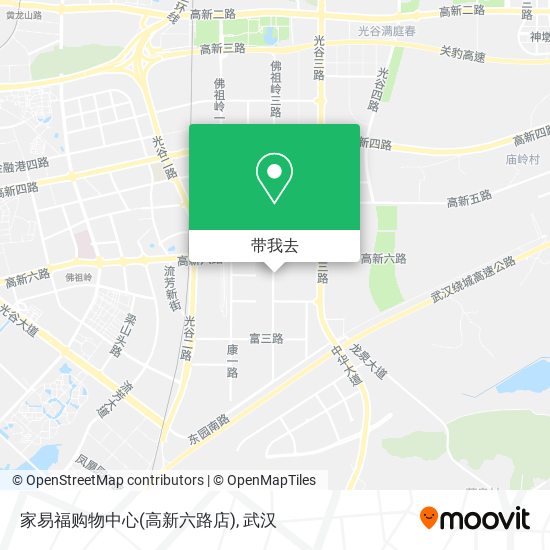 家易福购物中心(高新六路店)地图