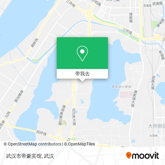 武汉市帝豪宾馆地图
